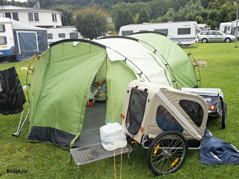 Radreise mit Fahrradanhänger & Campingzelt