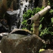 Wasserspiel im Japanese Garden